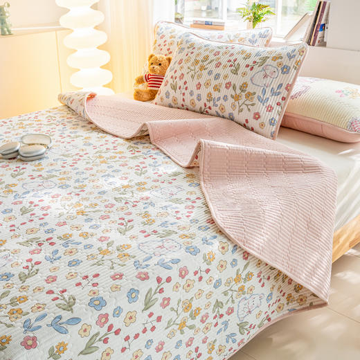 A类纯棉 床盖 三件套 多花色可选 商品图0