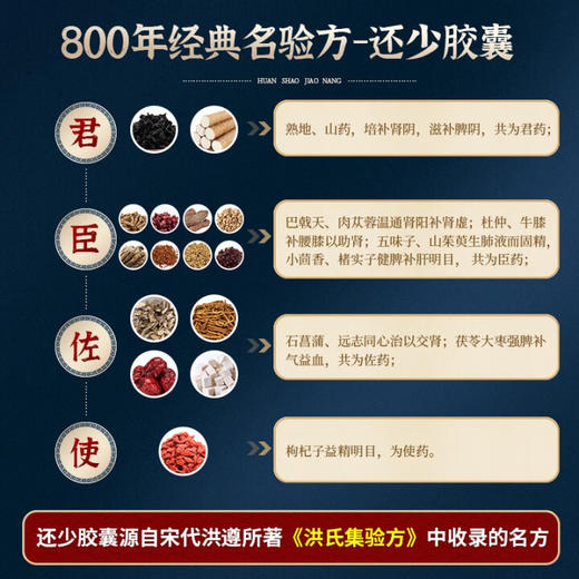 美迪生还少胶囊0.42g*50粒温肾补脾脾肾虚损腰膝酸痛 商品图5