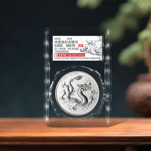 【全款】2025龙文化银币 首日满分评级 商品图1