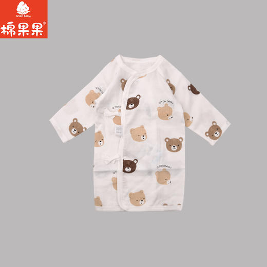 棉果果夏季男童女童5A抗菌防蚊纱布和袍M201112225242 商品图0