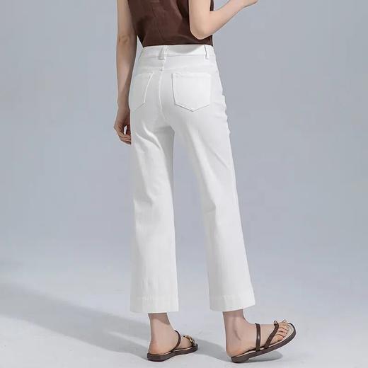 【高货xg】全新升级【铂金会员155/天猫209/差价54】(04724) 洛诗琳新款春夏九分微喇牛仔裤弹力高腰显瘦鱼尾喇叭裤 商品图2