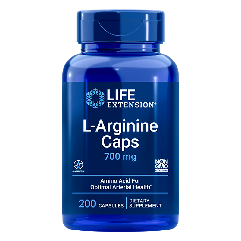 【临期特价 2026年3月】Life Extension（L）精氨酸胶囊200粒