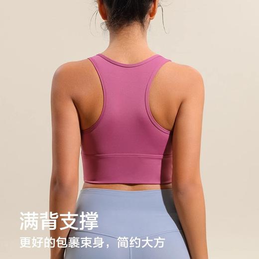 跃牌【安琪拉系列】高强度防震裸感大码运动内衣女跑步速干健身瑜伽服文胸WXM236 商品图2