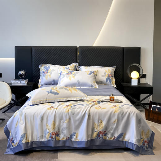 【夏被四件套空调被】冰丝凉感夏凉被水洗天丝可机洗夏季薄被子 商品图3