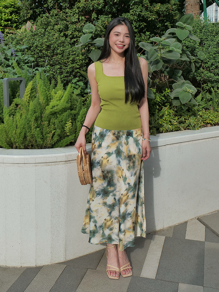 印花迷笛半裙FCF1SKT092