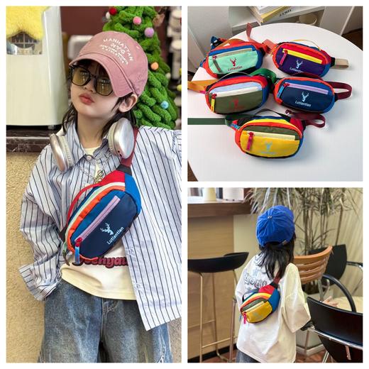 2025炙热春夏，儿童包包新款，撞色时尚斜挎包，爆款即热卖！ 商品图0