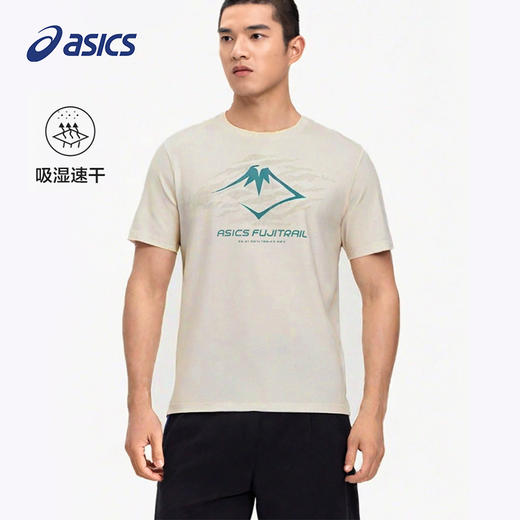 ASICS亚瑟士 男款越野轻量舒适跑步运动短袖T桖 商品图0