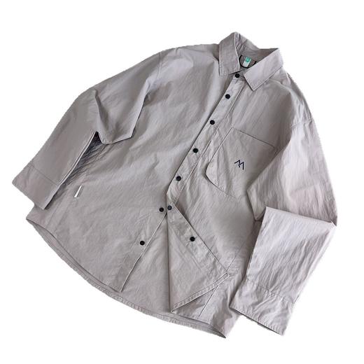 情侣款！2025速干透气防泼水山系户外宽松舒适简约轻薄男式长袖衬衫！ 商品图4