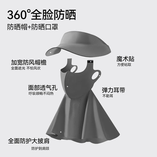 工厂直销 | 夏日防晒产品 全脸面罩/可拆卸帽檐大面罩/可拆卸帽檐口罩/防晒衣 商品图5
