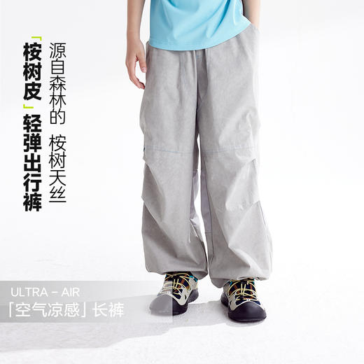 fx-【凉风裤】咕噜日记童装儿童凉感长裤轻量2025夏季男女童速干裤子PXK2521 商品图3