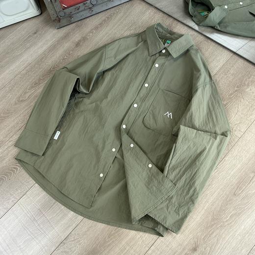 情侣款！2025速干透气防泼水山系户外宽松舒适简约轻薄男式长袖衬衫！ 商品图7