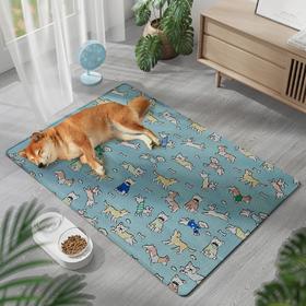 宠物冰垫窝猫咪凉垫夏天防暑冰床垫子狗狗睡觉用凉席夏季降温睡垫