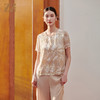 佐尔美夏季新款 新中式国风气质桑蚕丝衬衣女M42CS60 商品缩略图3