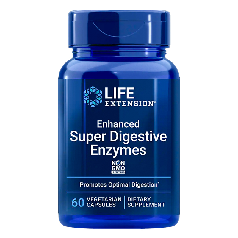 沿寿LIFE EXTENSION Super Digestive Enzymes 消化酶60粒