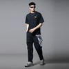 PINLI品立2025夏季新款男士贴布绣花落肩圆领短袖T恤BG252111046 商品缩略图1