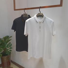 纯色短袖T恤男夏季商务休闲翻领polo衫上衣   FL-3002*