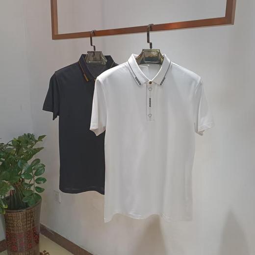 纯色短袖T恤男夏季商务休闲翻领polo衫上衣   FL-3002* 商品图0