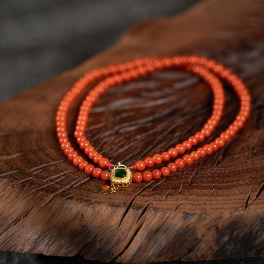 18K金南红玛瑙项链（含证书） 商品图2