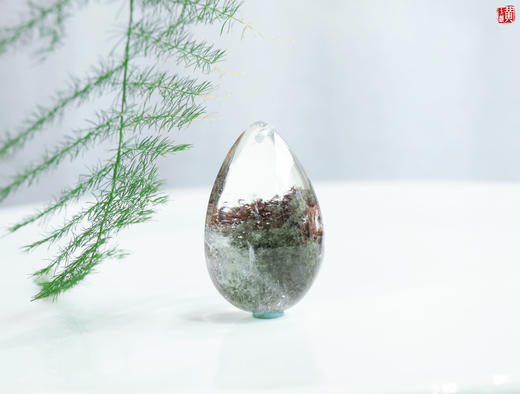 绿幽灵水晶吊坠 配精美挂绳 商品图4