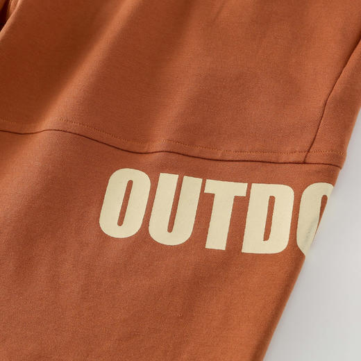 【透气速干】棉花堂2025年夏款C.T英文印花童装针织五分裤F251187 商品图10