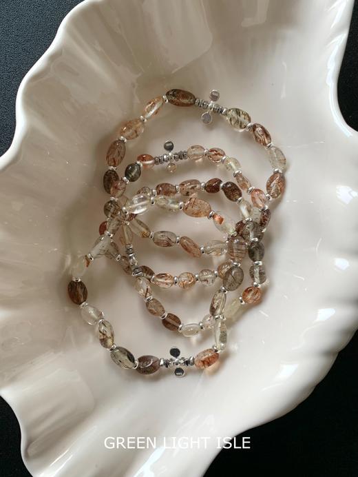 【烬凌】限量福利款 喜金水 黑金超七随形珠手串 商品图4