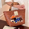 【YiLuoShan腊肠狗手工编织包】环保PP仿藤材质 做工精致 慵懒时尚感 休闲通勤都可搭配 商品缩略图2