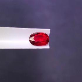 1ct刻面红宝石裸石