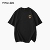 PINLI品立2025夏季新款男士潮流百搭短袖T恤贴布绣潮牌休闲体恤衫BG252111048 商品缩略图3
