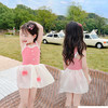 【甜美公主风❗儿童俏皮泳衣】儿童泳衣女洋气连体，高弹面料，吸湿速干，中小童可爱蓬蓬裙公主蝴蝶结度假泳装QQ 商品缩略图3