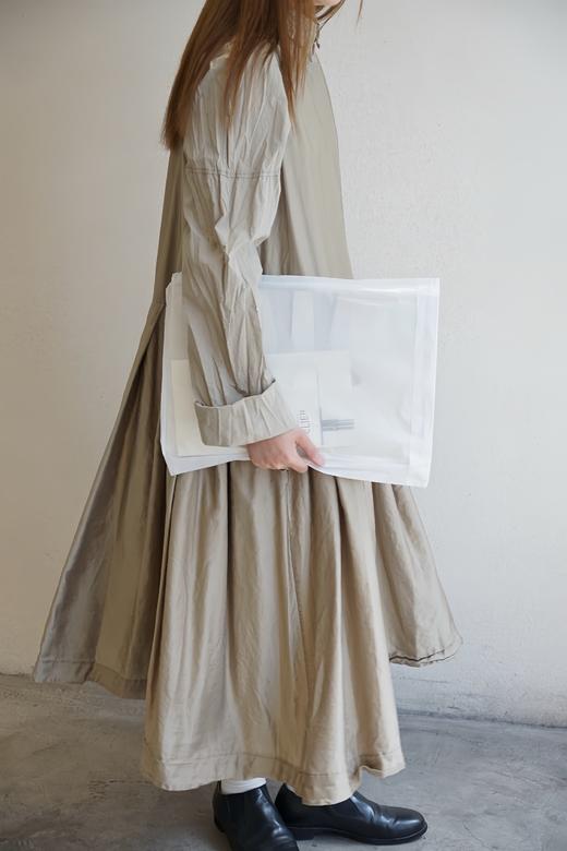 ALBUM DI FAMIGLIA 丝棉混纺无袖百褶背心连衣裙 商品图10