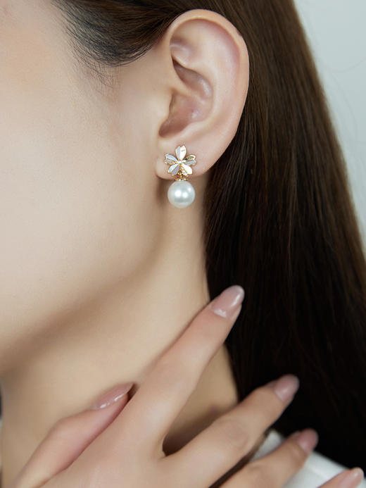 【黑科技】耳夹黑科技可拆卸耳夹 K黄 樱花 商品图2