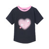 笛莎Deesha 童装女童T恤2025夏新款女童爱心字母印花T恤 商品缩略图4