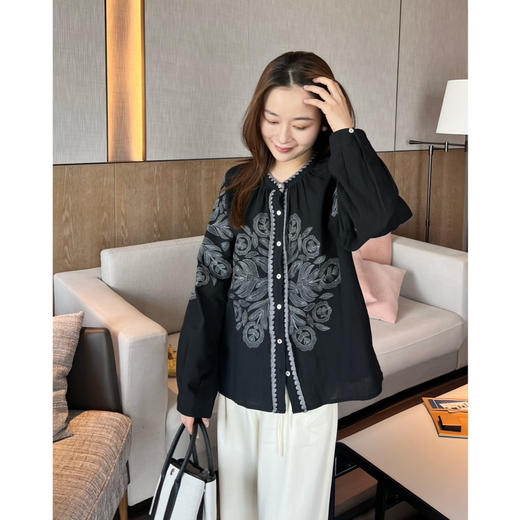 新年折扣 2504305   手工刺绣法式衬衫 商品图4