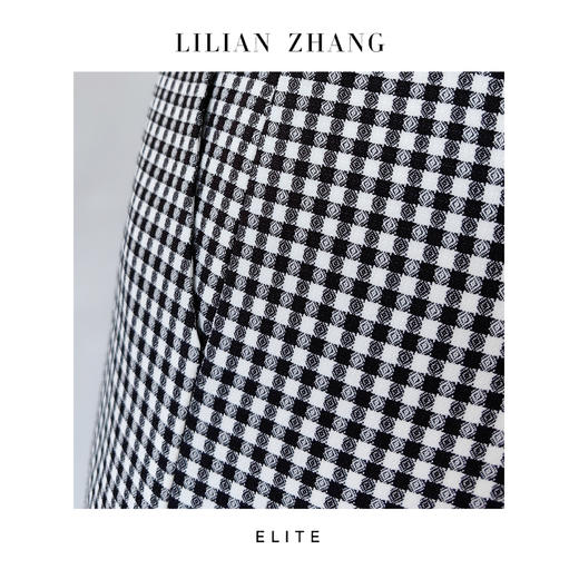 E-“定制” ——“时尚轮回”——复古风尚——经典格纹连腰半裙 2503004 商品图1