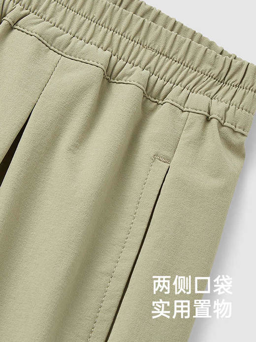 英氏儿童裤子夏季凉感速干男童中裤透气裤子2025新款YRKZJ2R019A 商品图3