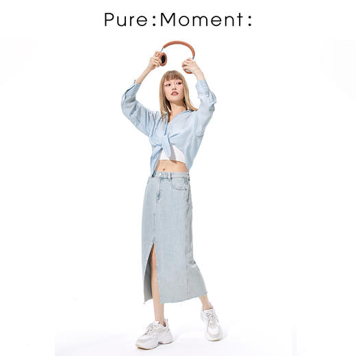 【经典款】【商场同款】麦檬夏短款系带透气小上衣4994120801 商品图1