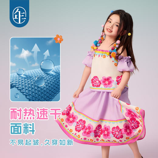 年衣童装女童套装2025夏季新款民族风甜美多巴胺达兰漫漫套装 商品图1