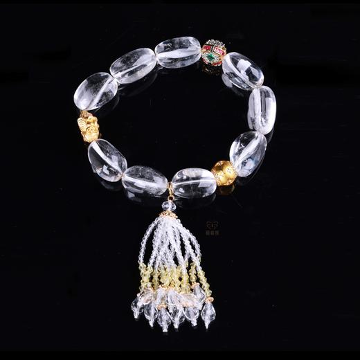 【七彩梦想】白水晶流苏手串-ZX2503061 商品图0