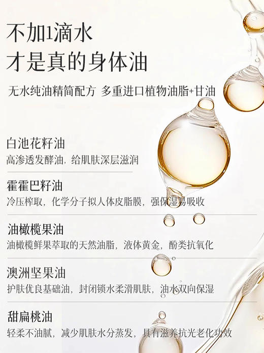 加拿大全身可用的滋润细嫩精华油不添加一滴水 商品图7