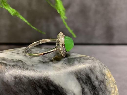 【御珠宫坊】金镶碧玉戒指 商品图5