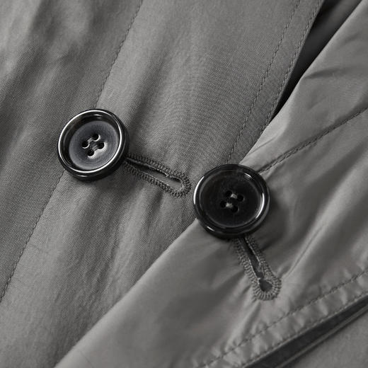 ROMI STUDIO“松弛自在”铜氨丝双面穿宽松垂感风衣外套RW24WW41273 商品图6