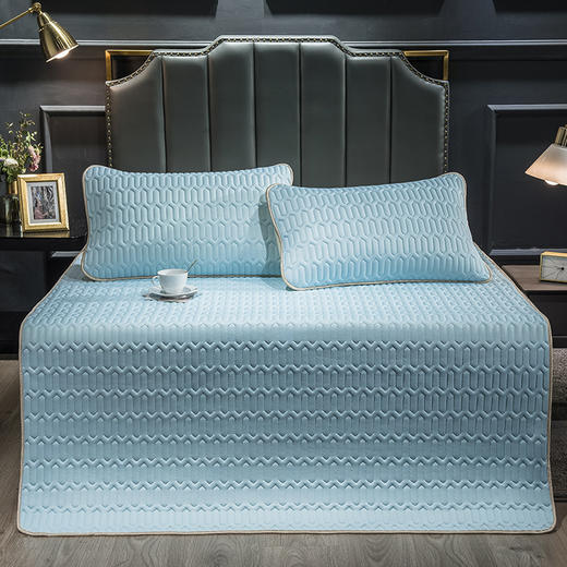 【乳胶凉席三件套】夏天凉感床单夏季可水洗单人空调席子凉垫 商品图7