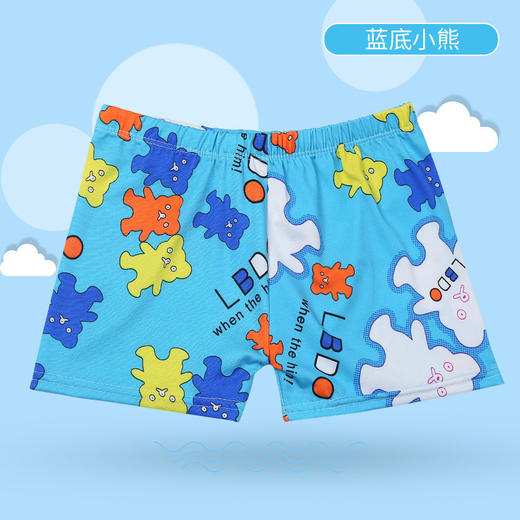 【只要9.9❗儿童高弹速干泳裤】儿童泳裤时尚卡通印花，吸湿透气，柔软舒适不勒，男童泳裤小童沙滩速干透气平角游泳短裤QQ 商品图5
