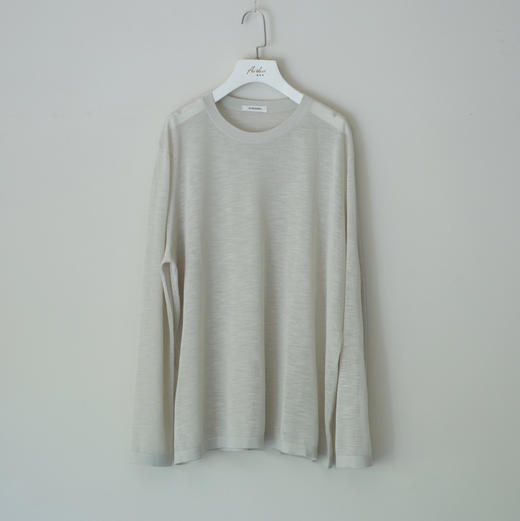 两色长袖针织T 商品图3