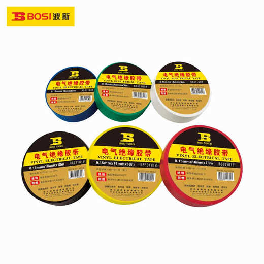 波斯     电气绝缘胶带           黄 0.15mm×18mm×9m       BS331809D 商品图0