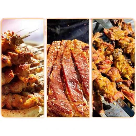 【1件起全国包邮】疆域秘烤 新疆牛羊肉串腌制料孜然风味烧烤调料（36g*4袋） 商品图3