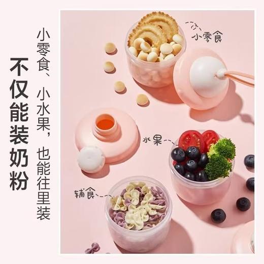 小熊婴儿奶粉盒便携外出分装盒储存罐米粉盒子密封分格 商品图4