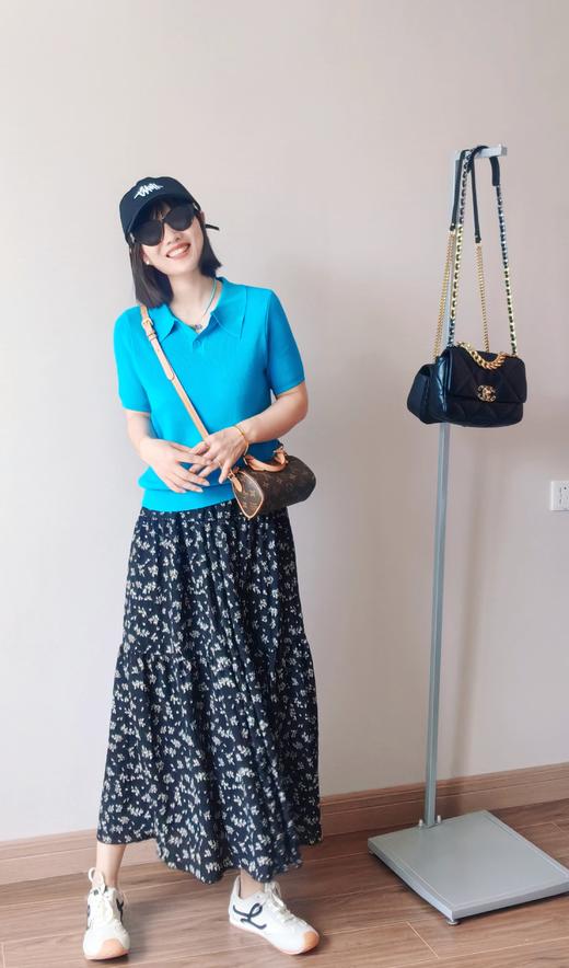 爱琴海蓝色💎显白到发光POLO领亚麻衫 商品图11