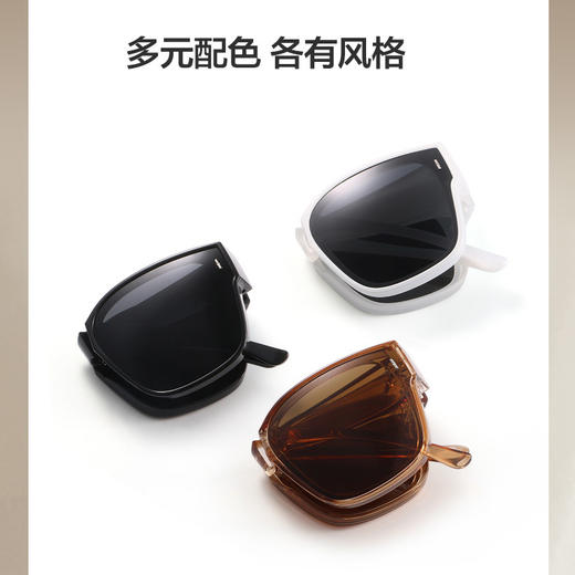 GUMUMA可折叠近视套镜墨镜，升级TAC偏光镜片，高清防眩光护眼，便携折叠款。兼容多种近视眼镜 商品图2