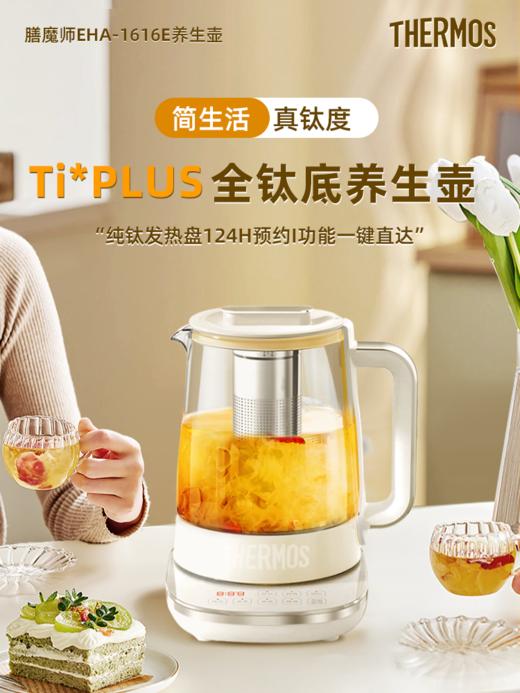 【膳魔师纯钛养生壶】办公室小型家用大容量多功能保温玻璃烧水壶 商品图0